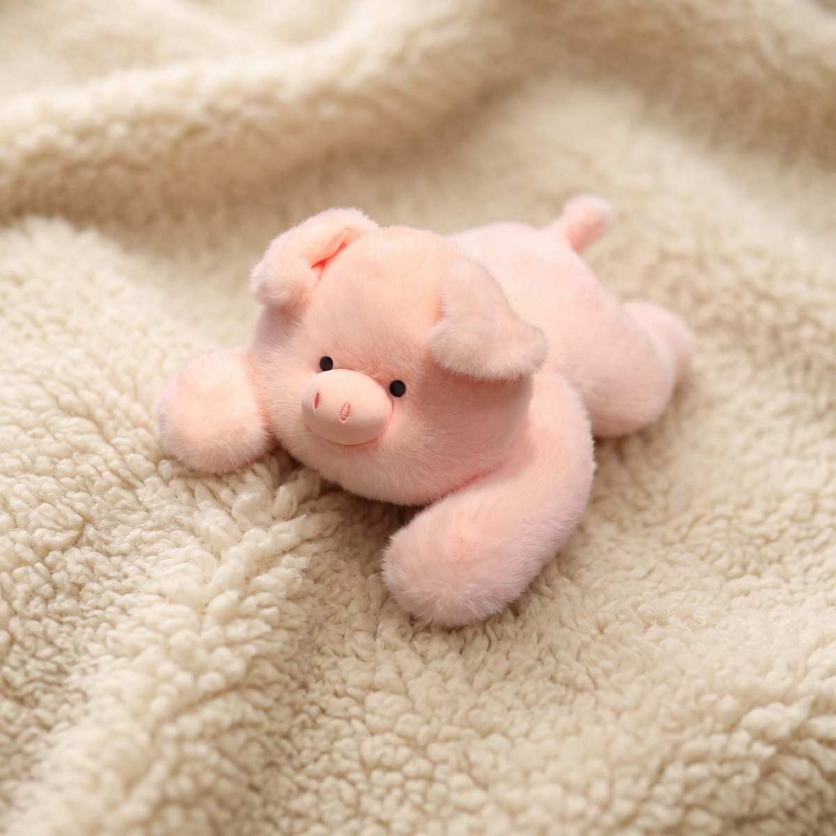 Gewichtetes Schwein Rosa 30–65 cm