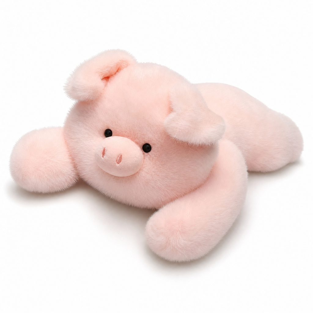 Gewichtetes Schwein Rosa 30–65 cm
