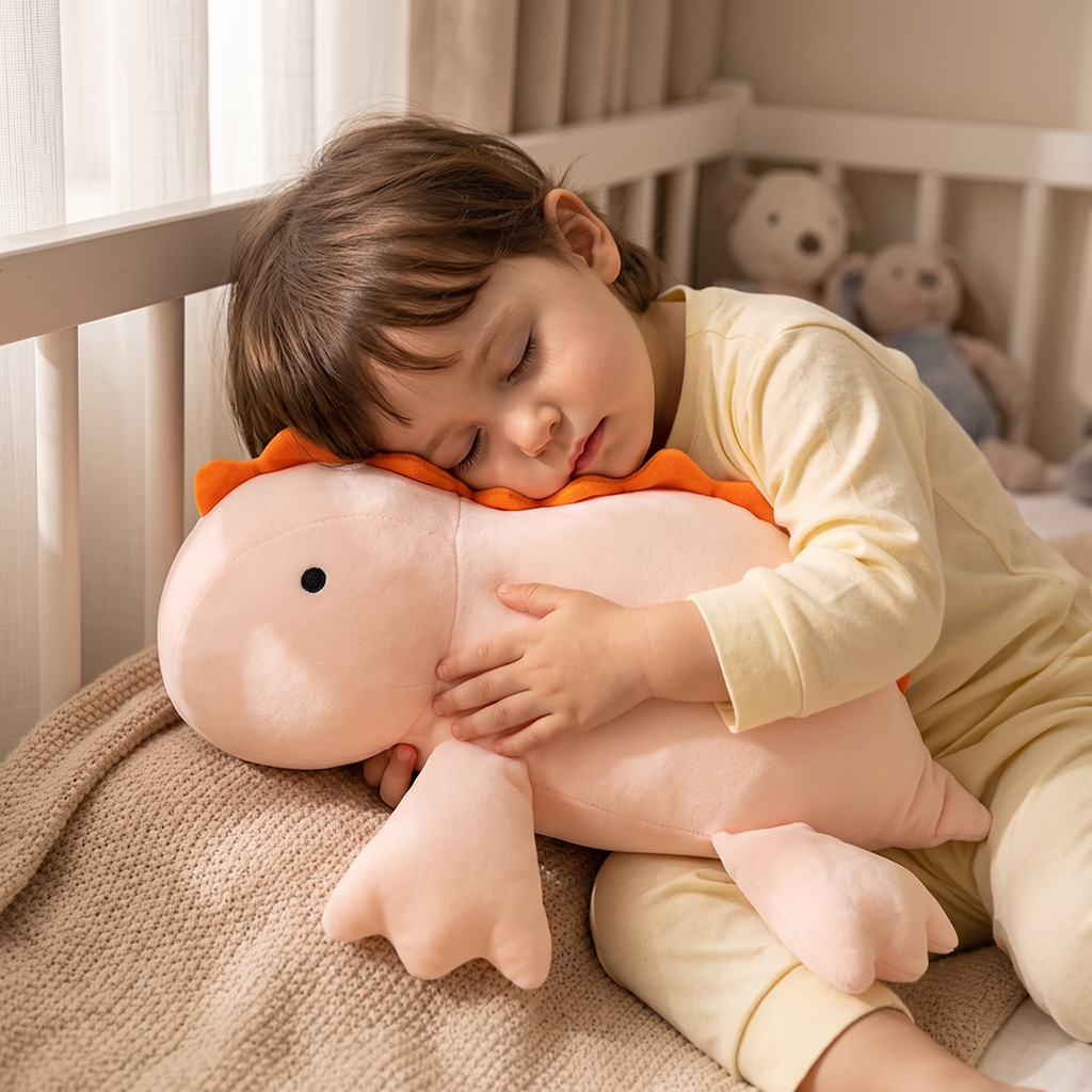 Gewichteter Dinosaurier Rosa 38–60 cm