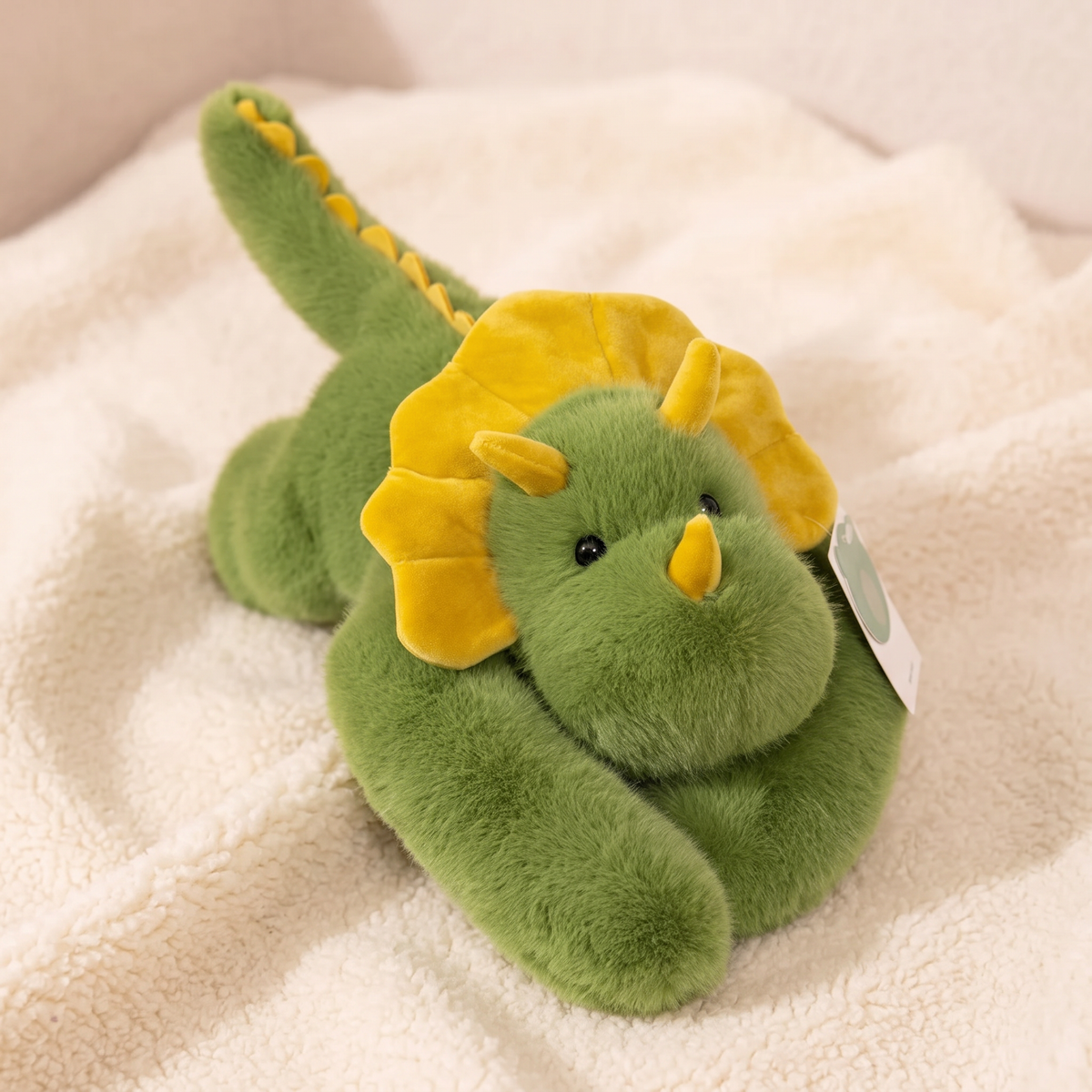 Gewichteter Triceratops Grün 30–45 cm