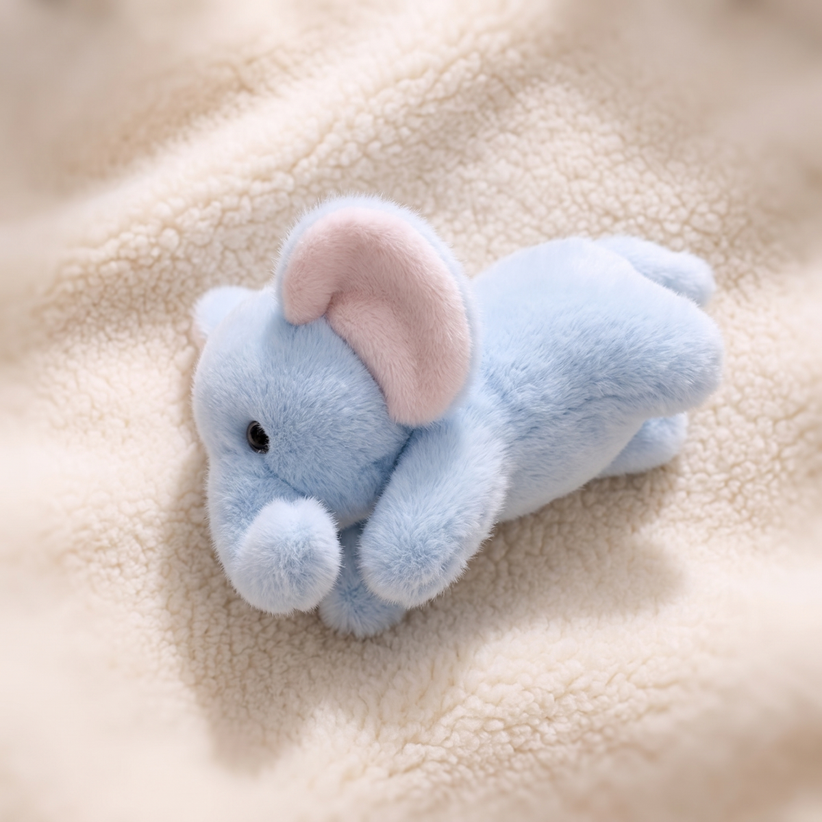 Gewichteter Elefant Blau 30 cm