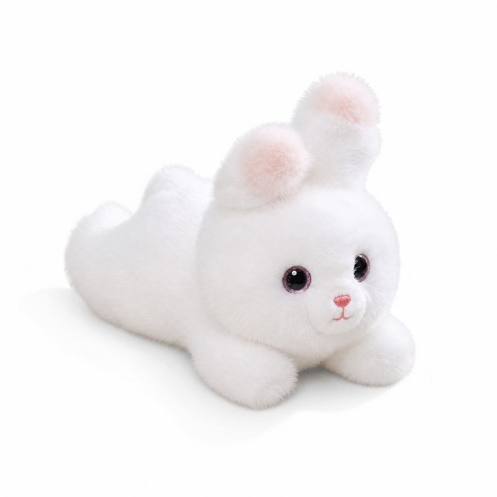 Gewichteter Hase Weiß 30 cm