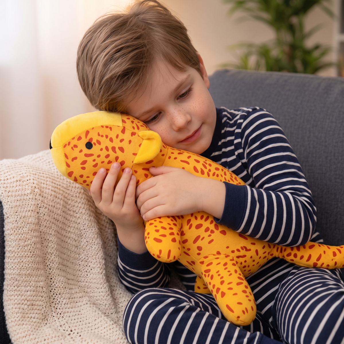 Gewichteter Leopard Gelb 38–60 cm