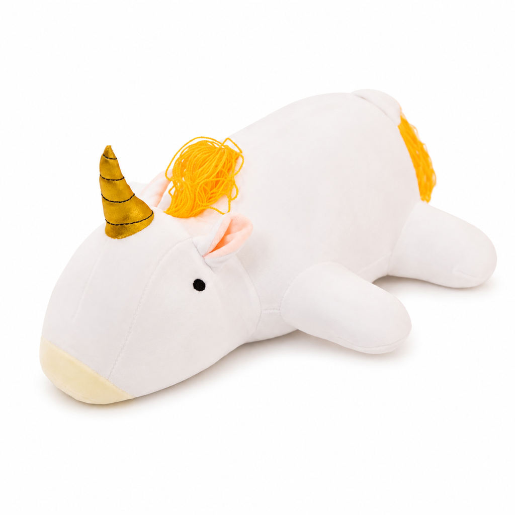 Gewichtetes Einhorn Weiß 38–60 cm