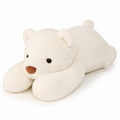 Gewichteter Riesen-Teddybär Weiß 65–120 cm