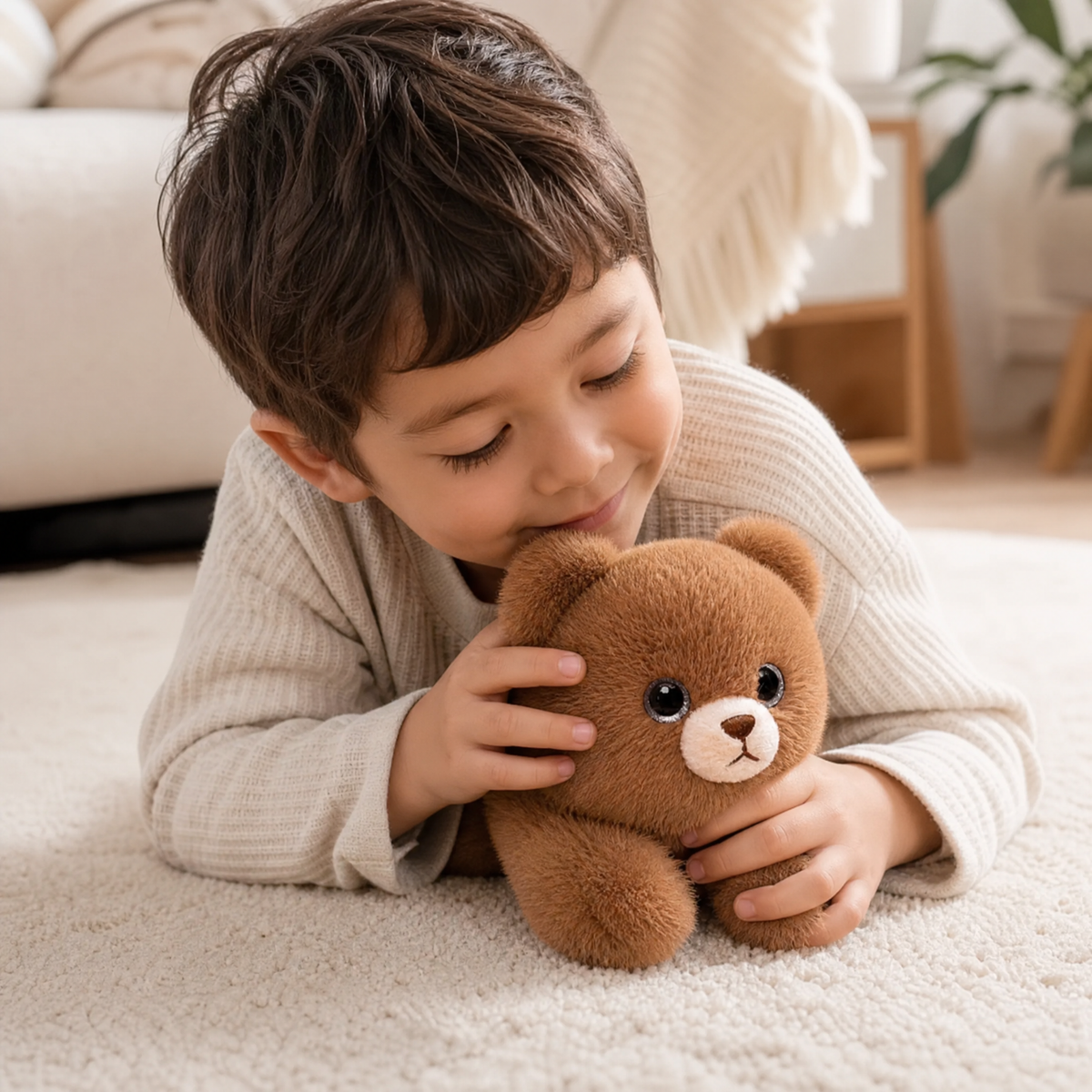 Gewichteter Teddybär Braun 30 cm