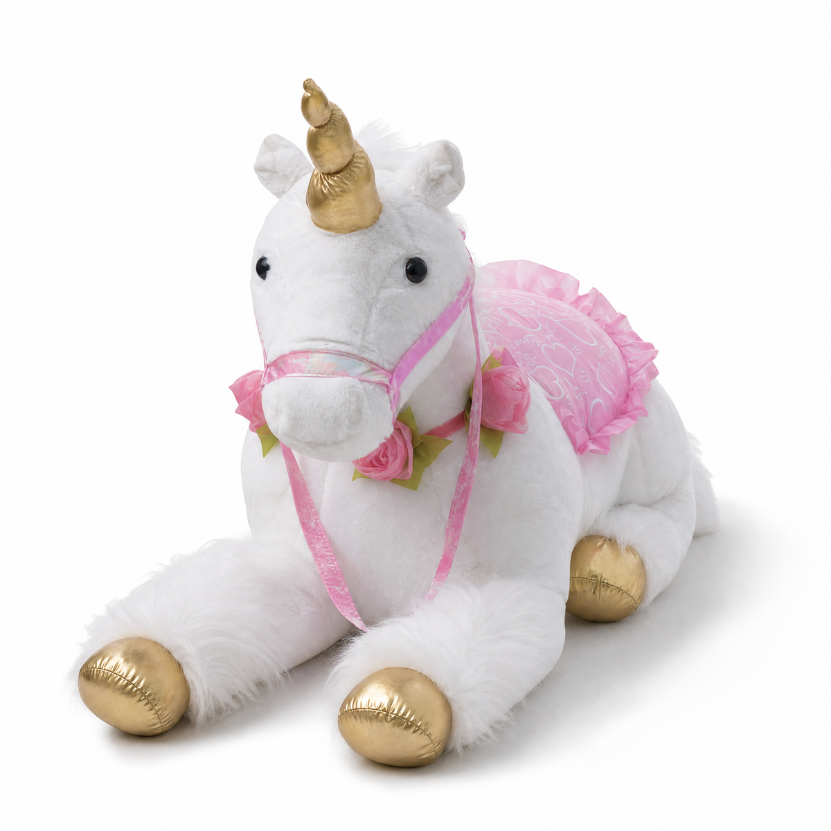 Riesen Einhorn Kuscheltier Weiß 100 cm