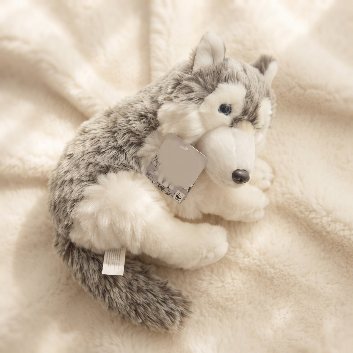 Sibirisches Wolf Kuscheltier 28 cm