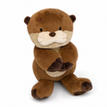 Realistisches Otter Kuscheltier Braun 27 cm