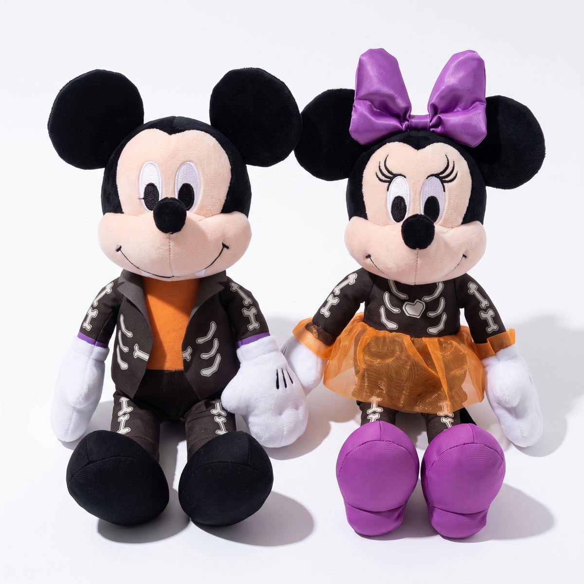 Mickey & Minnie Halloween Kuscheltier-Set 18 cm