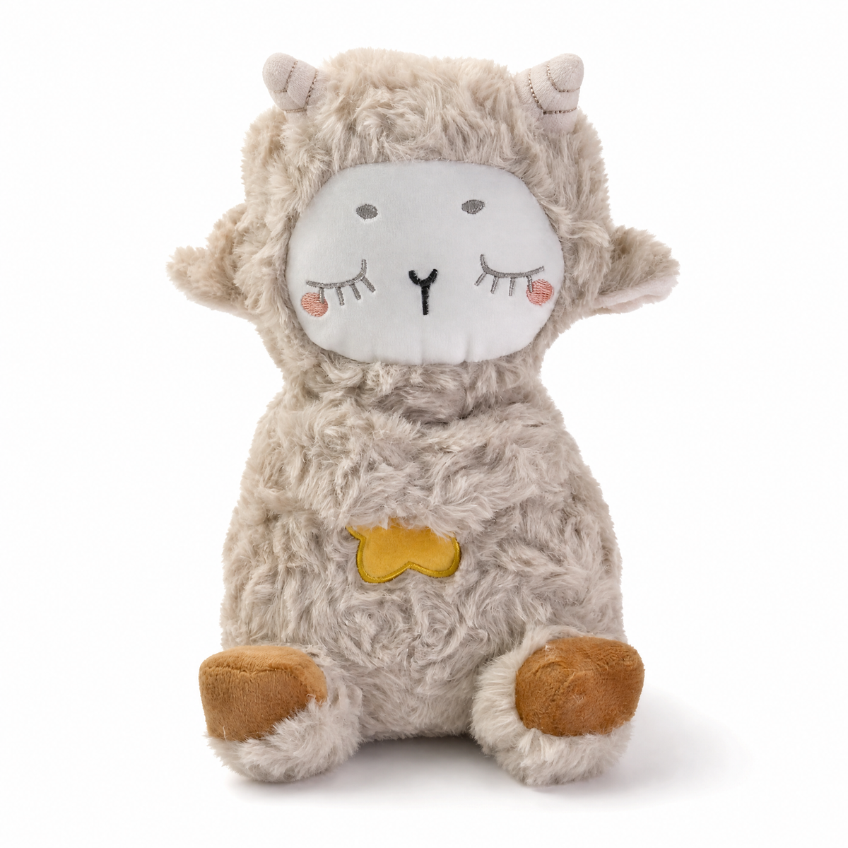Atmendes Schaf Kuscheltier mit Musik 30 cm