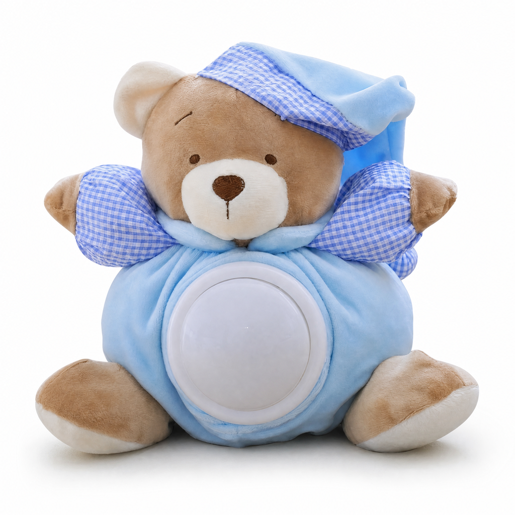 Teddybär mit White Noise und Musik 25 cm