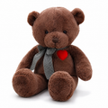 Brauner Teddybär mit Herz 35–50 cm