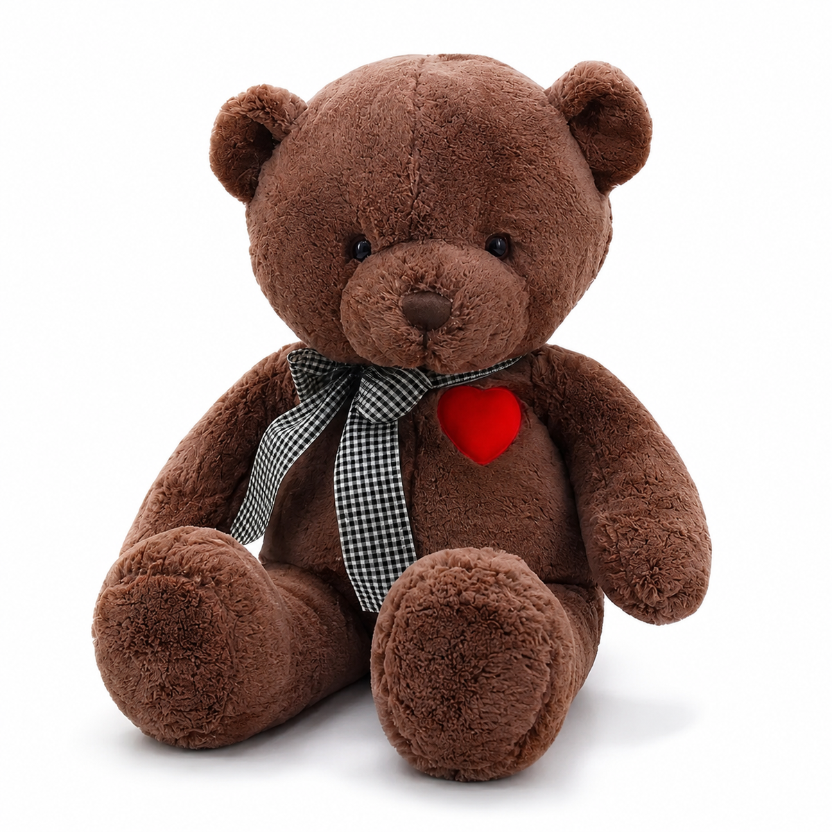 Brauner Teddybär mit Herz 35–50 cm