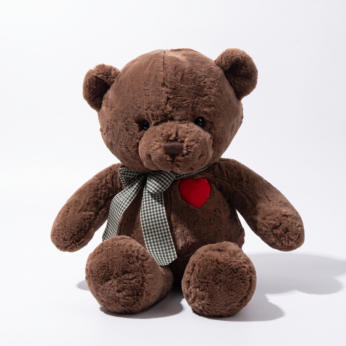 Brauner Teddybär mit Herz 35–50 cm