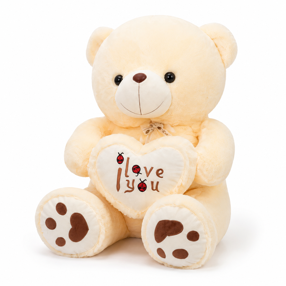 Teddybär mit I-Love-You-Herz 50–70 cm