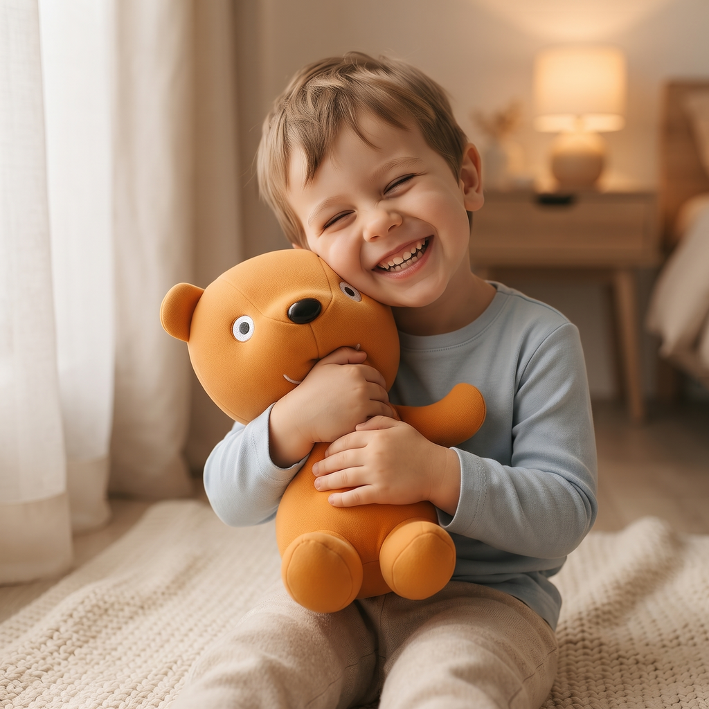 Oranger Teddybär 19 cm