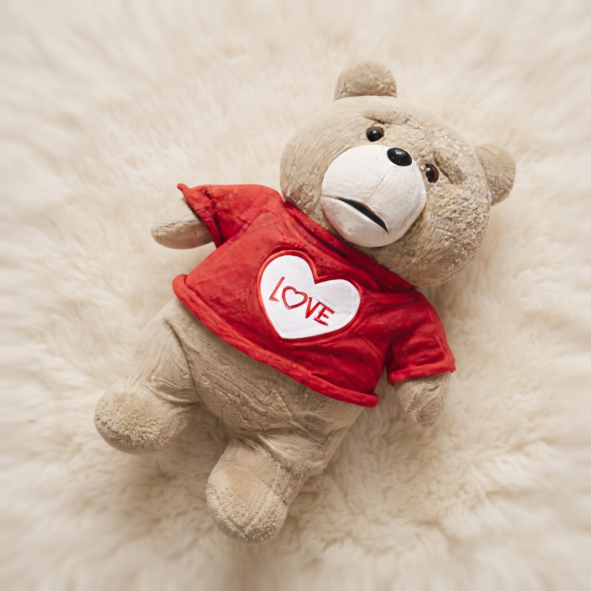 Teddybär Love Rot 45 cm