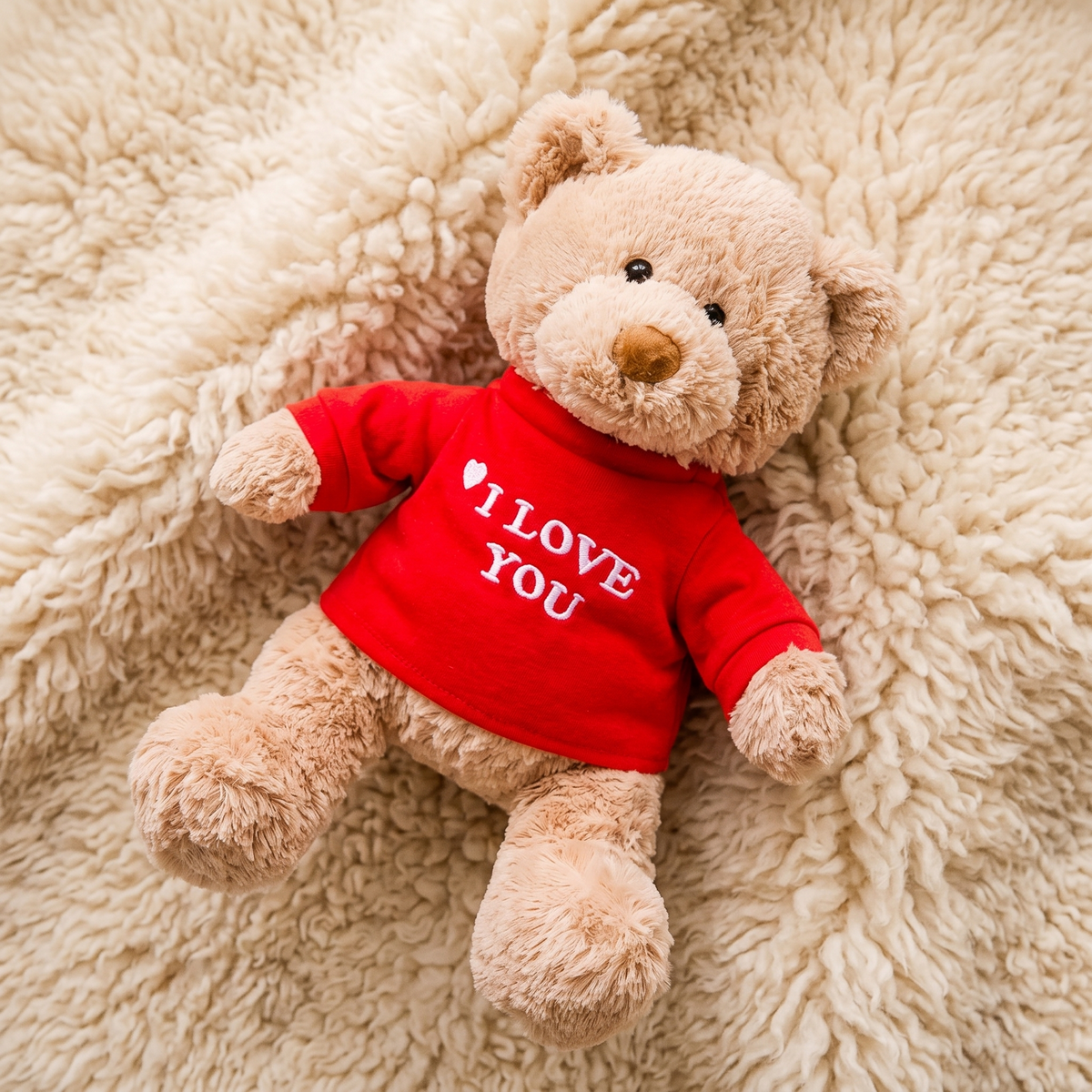Teddybär I Love You 28 cm