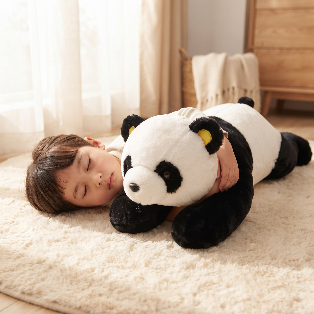 Gewichtetes Riesen-Panda Kuscheltier 65–120 cm