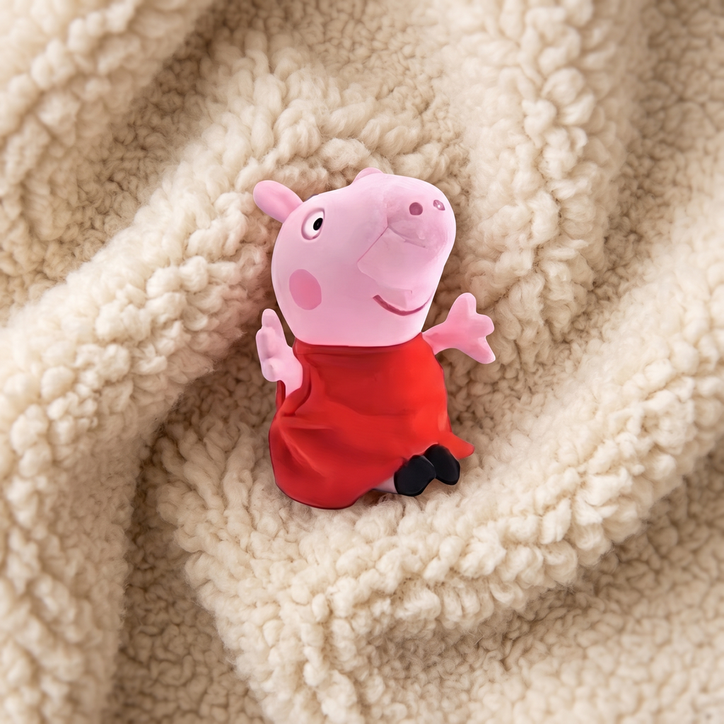 Peppa Pig Kuscheltier mit rotem Kleid 19 cm
