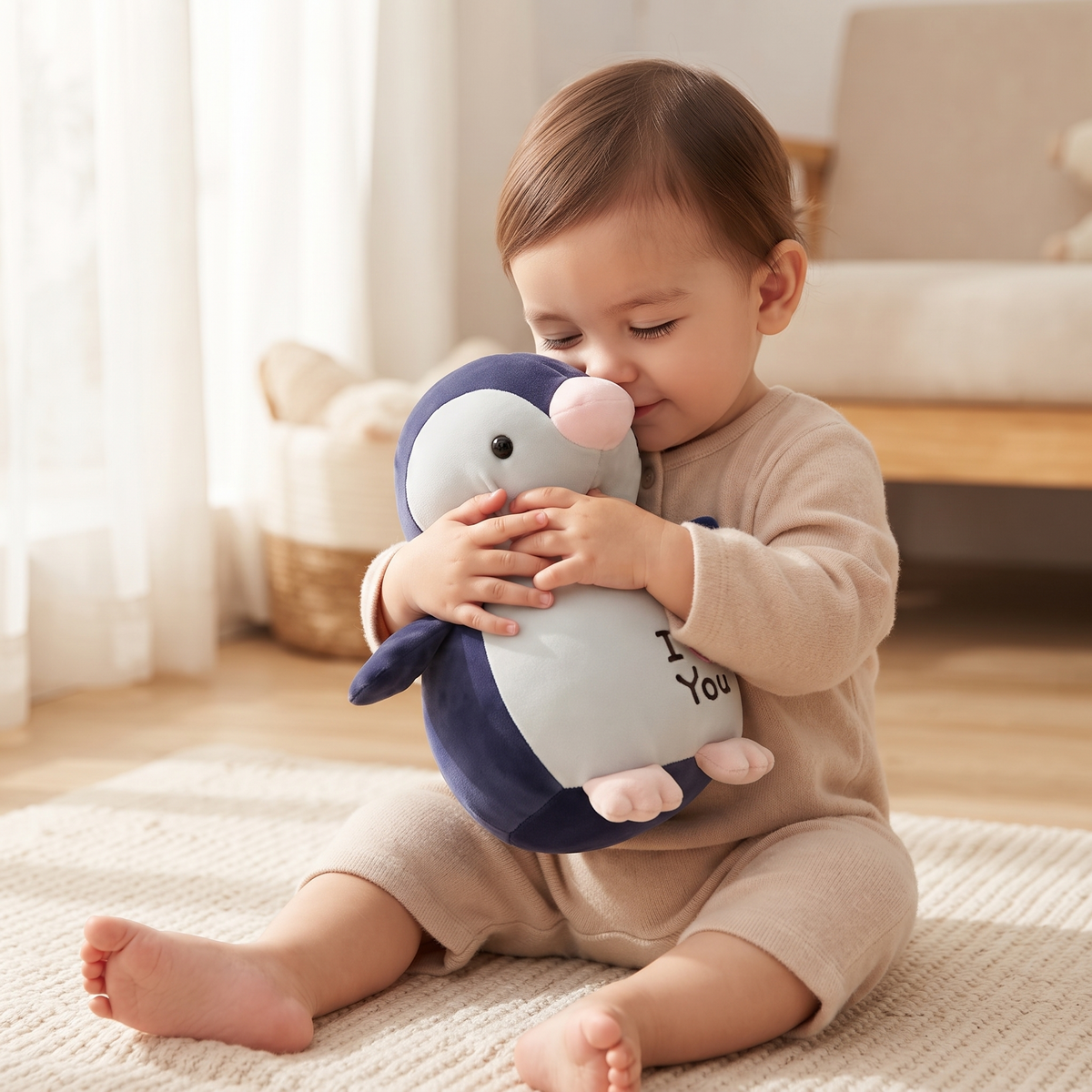Pinguin I Love You Kuscheltier 23 cm