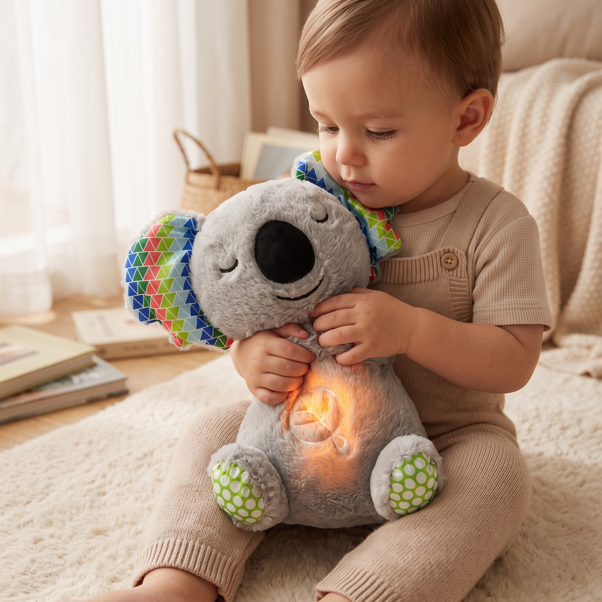 Atmendes Koala Kuscheltier 30 cm