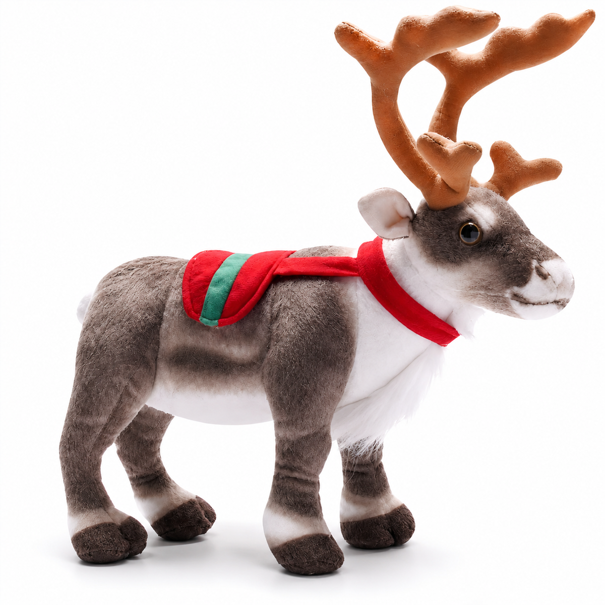 Weihnachts-Rentier mit Schal 35–42 cm