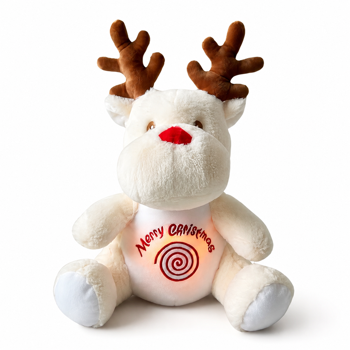 Atmendes Weihnachts-Rentier 30 cm