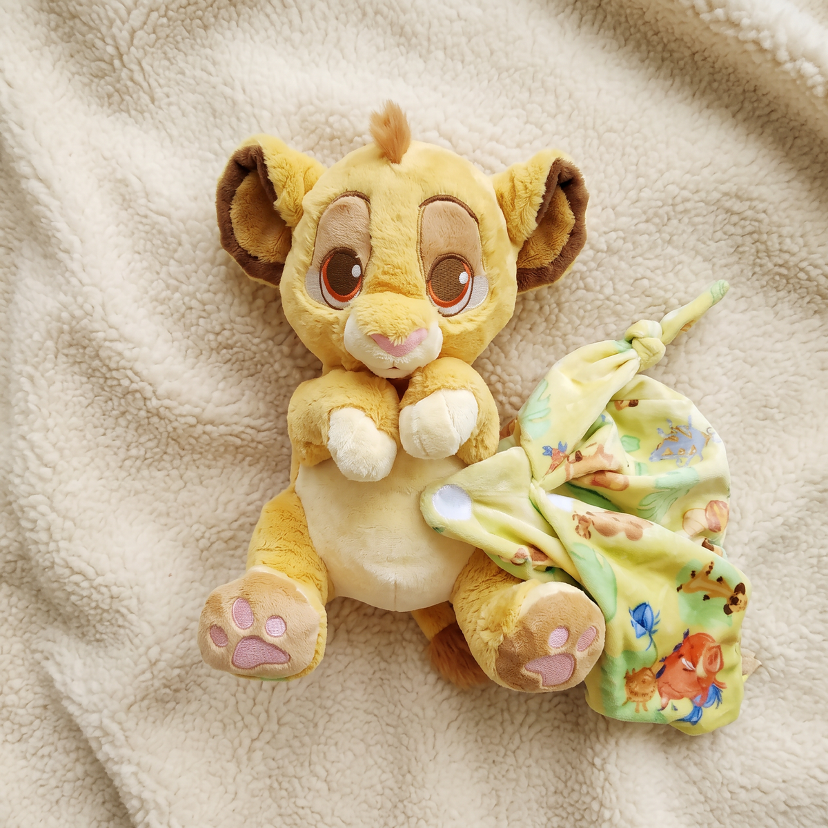 Simba Kuscheltier mit abnehmbarer Decke 24 cm