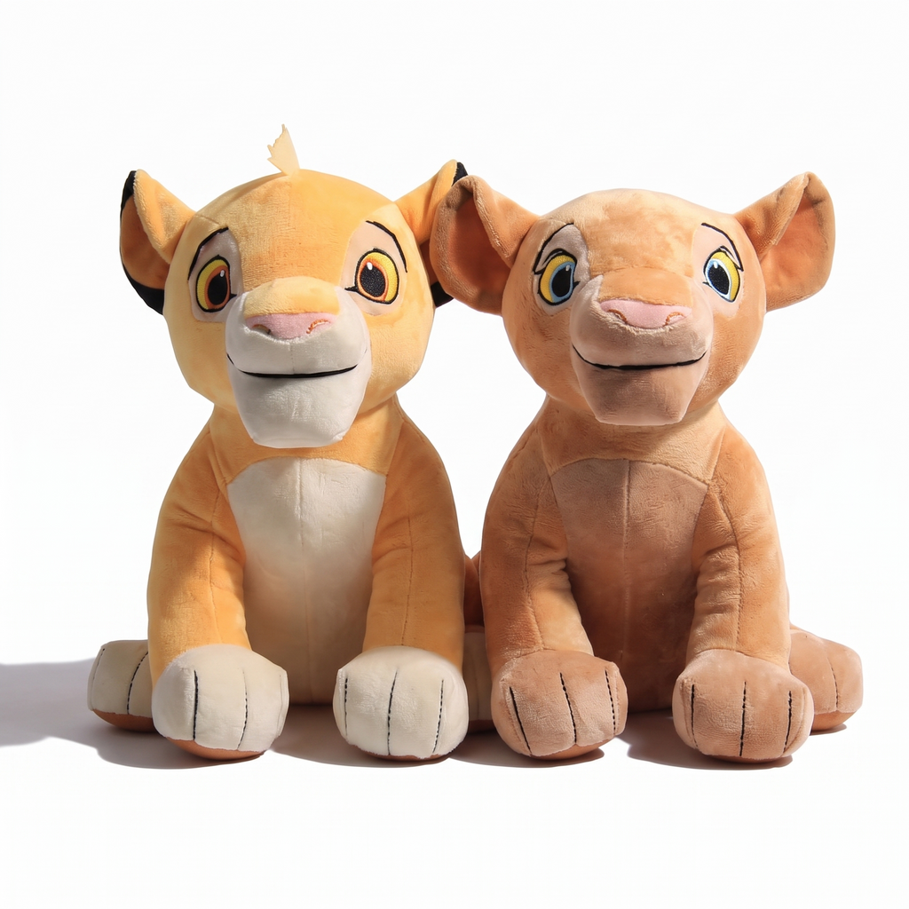 Simba & Nala Kuscheltier-Set 26 cm