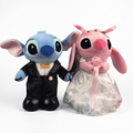 Stitch & Angel Hochzeits-Kuscheltier-Set 30 cm