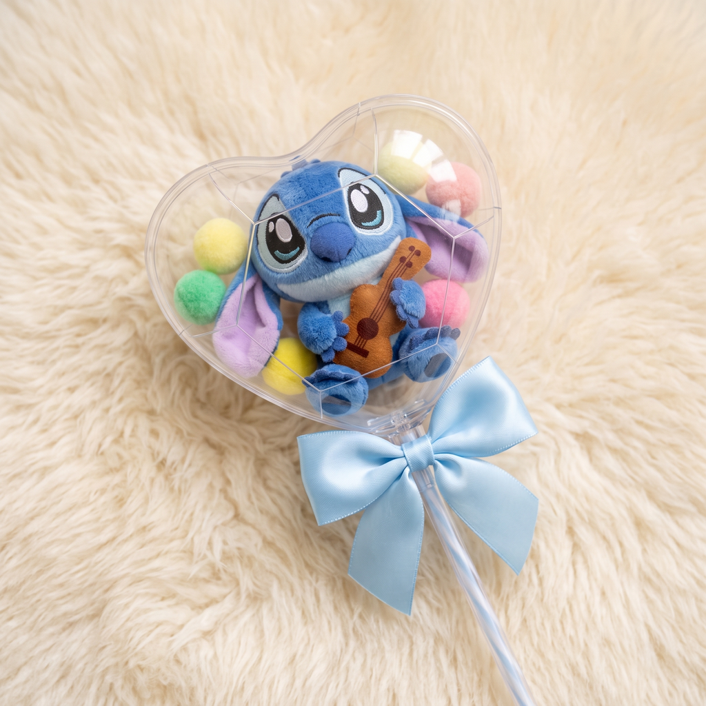 Stitch Herzbox Kuscheltier 10 cm