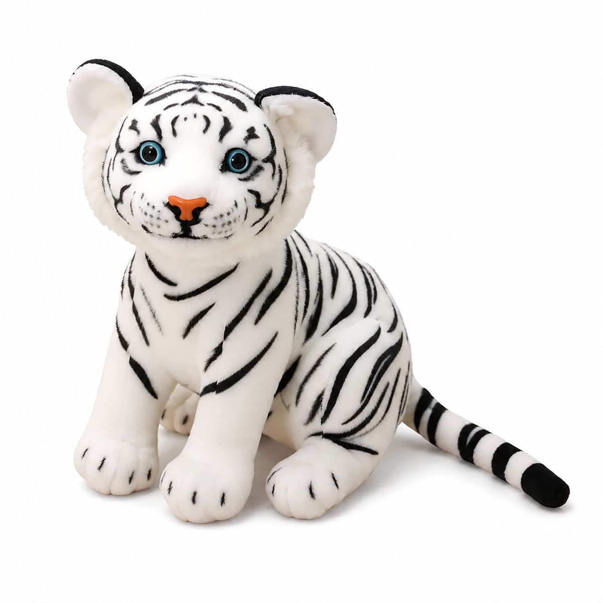 Realistisches Tigerbaby Kuscheltier 23 cm
