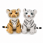 Realistisches Tigerbaby Kuscheltier 23 cm