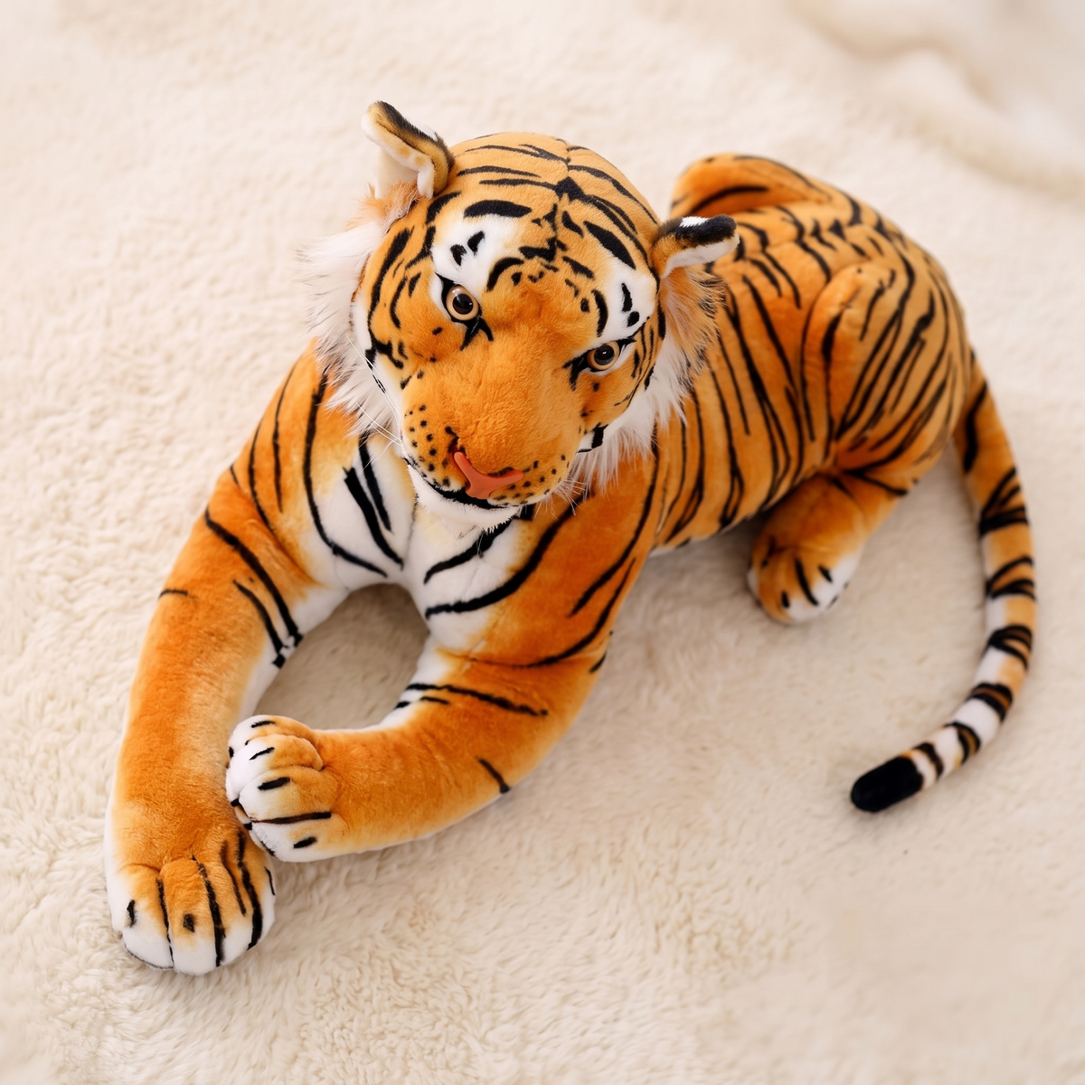 Riesen Tiger Kuschelkissen 50–70 cm