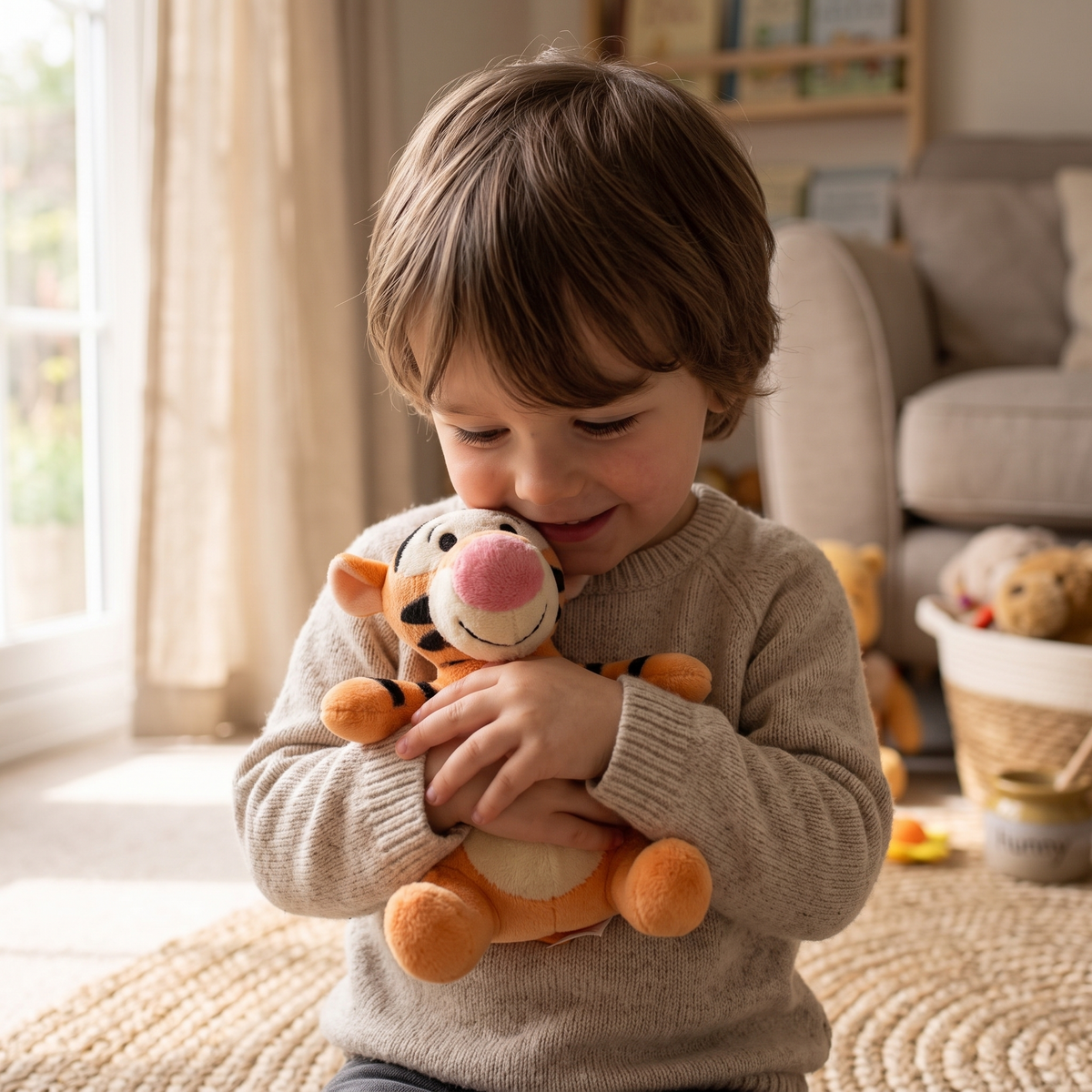Tigger Magnet-Schulterplüschtier 16 cm