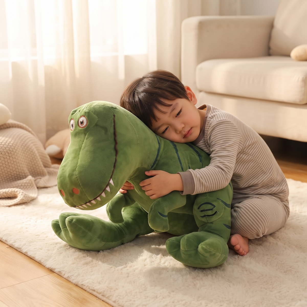 Grüner T-Rex Kuscheltier 40–100 cm
