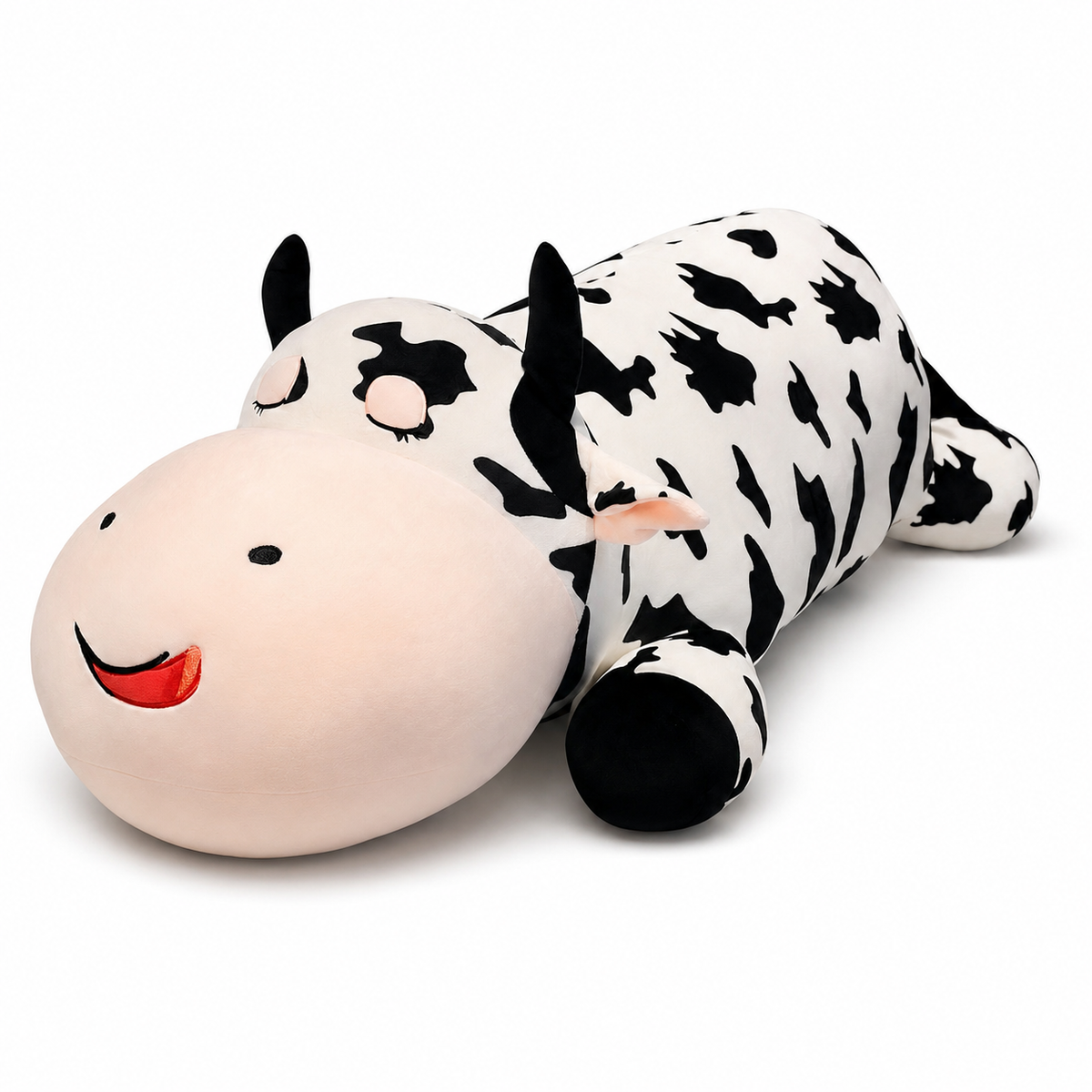 Liegendes Riesen Kuh Kuscheltier 80–100 cm