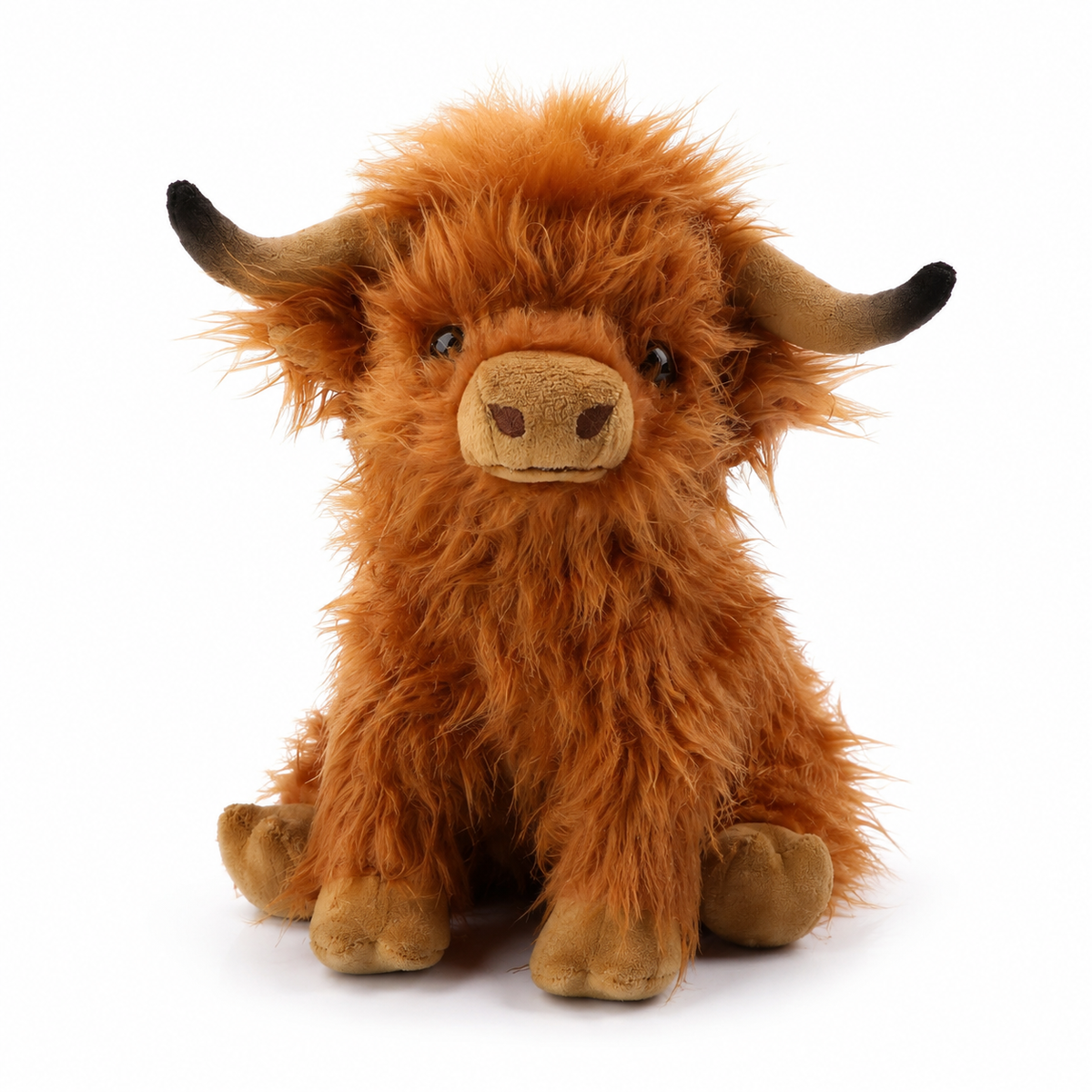 Highland Kuh Kuscheltier mit langem Fell 25 cm