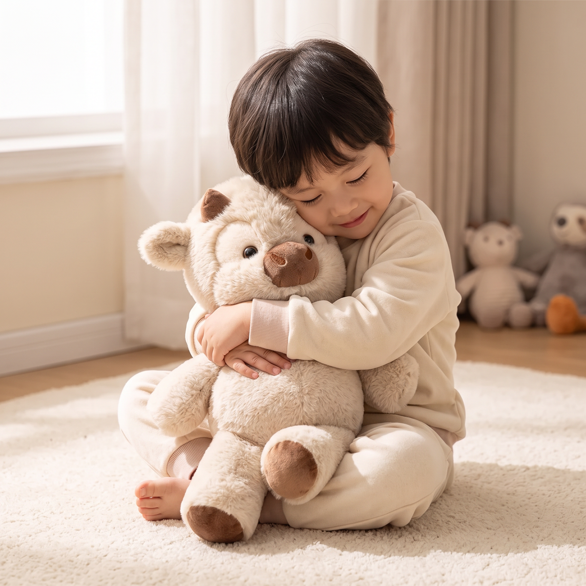 Interaktives Kuh Kuscheltier 45–60 cm