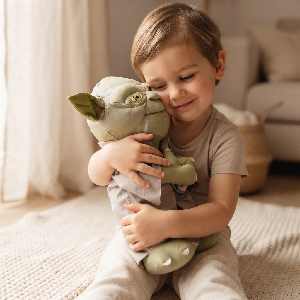 Yoda Plüschfigur mit Saugnapf 20 cm