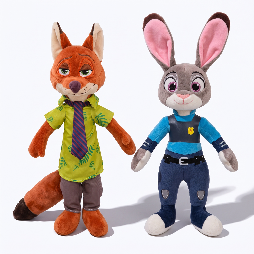 Zoomania Plüschfigur Nick Wilde oder Judy Hopps 40 cm