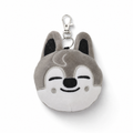 Kawaii Wolf-Plüsch Schlüsselanhänger 9 cm