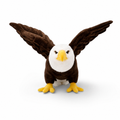 Realistisches Adler Kuscheltier mit ausgebreiteten Flügeln 60–90 cm