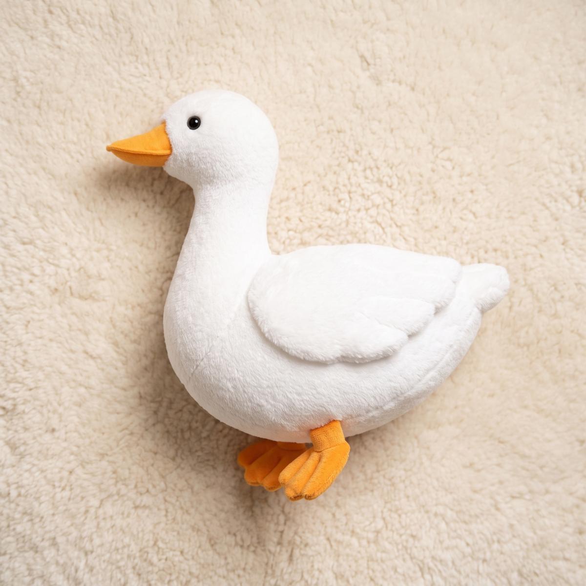Realistisches weißes Enten Kuscheltier 25–42 cm