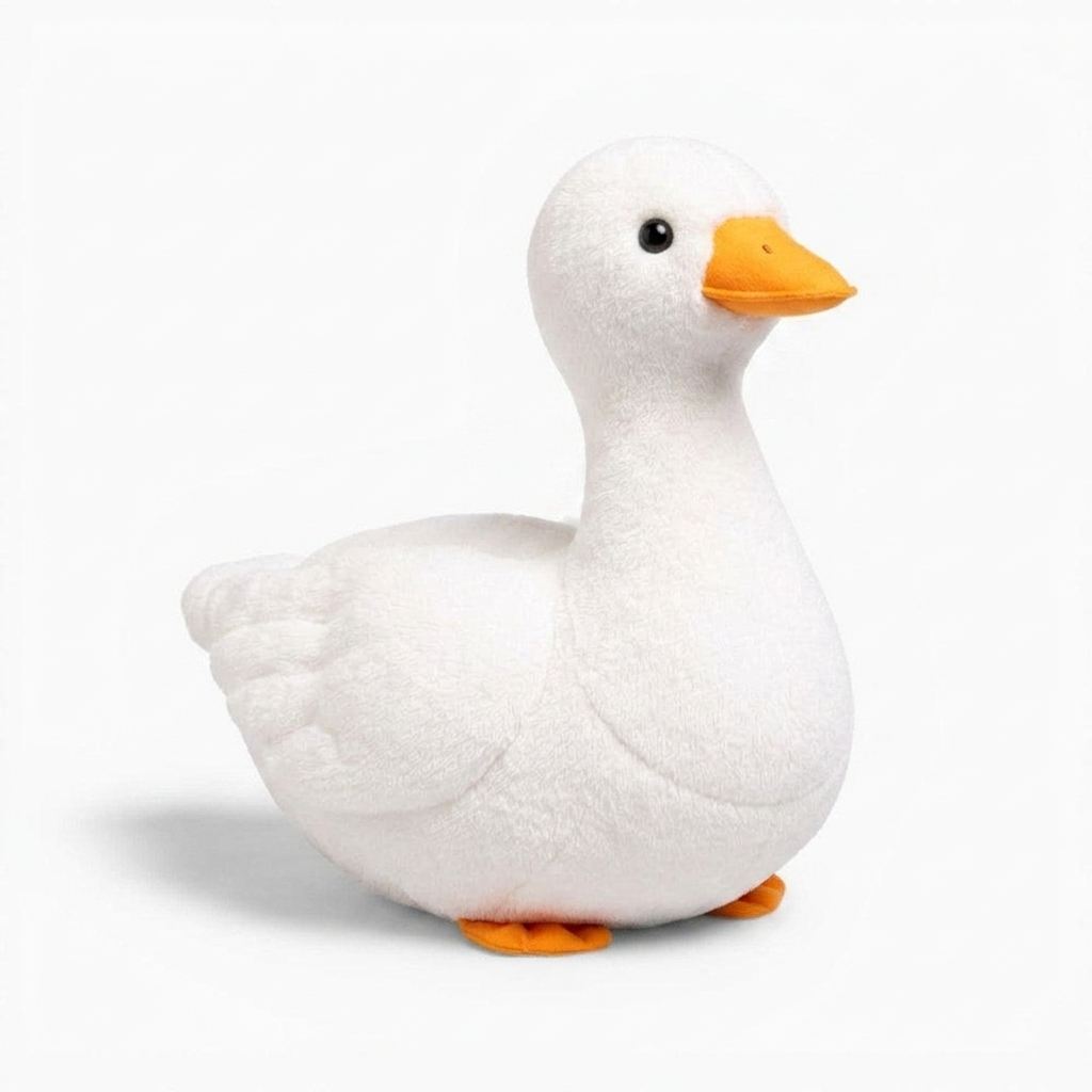 Realistisches weißes Enten Kuscheltier 25–42 cm