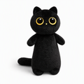 Schwarzes Kawaii Katzen Kuscheltier 35–130 cm