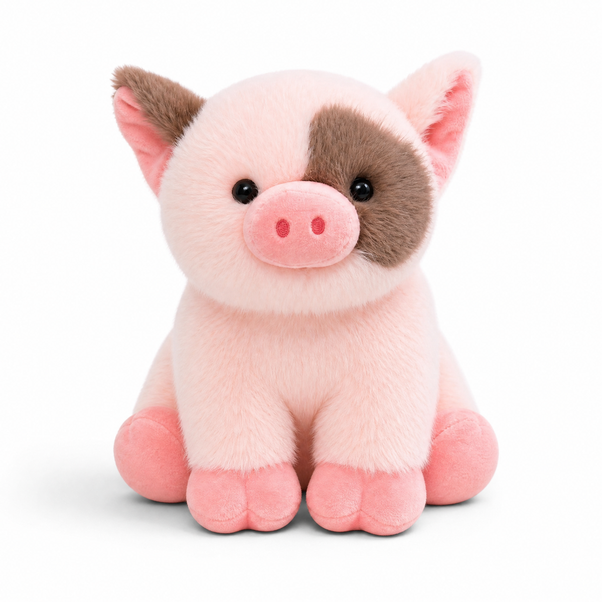 Schwein Kuscheltier Rosa-Braun 20–30 cm