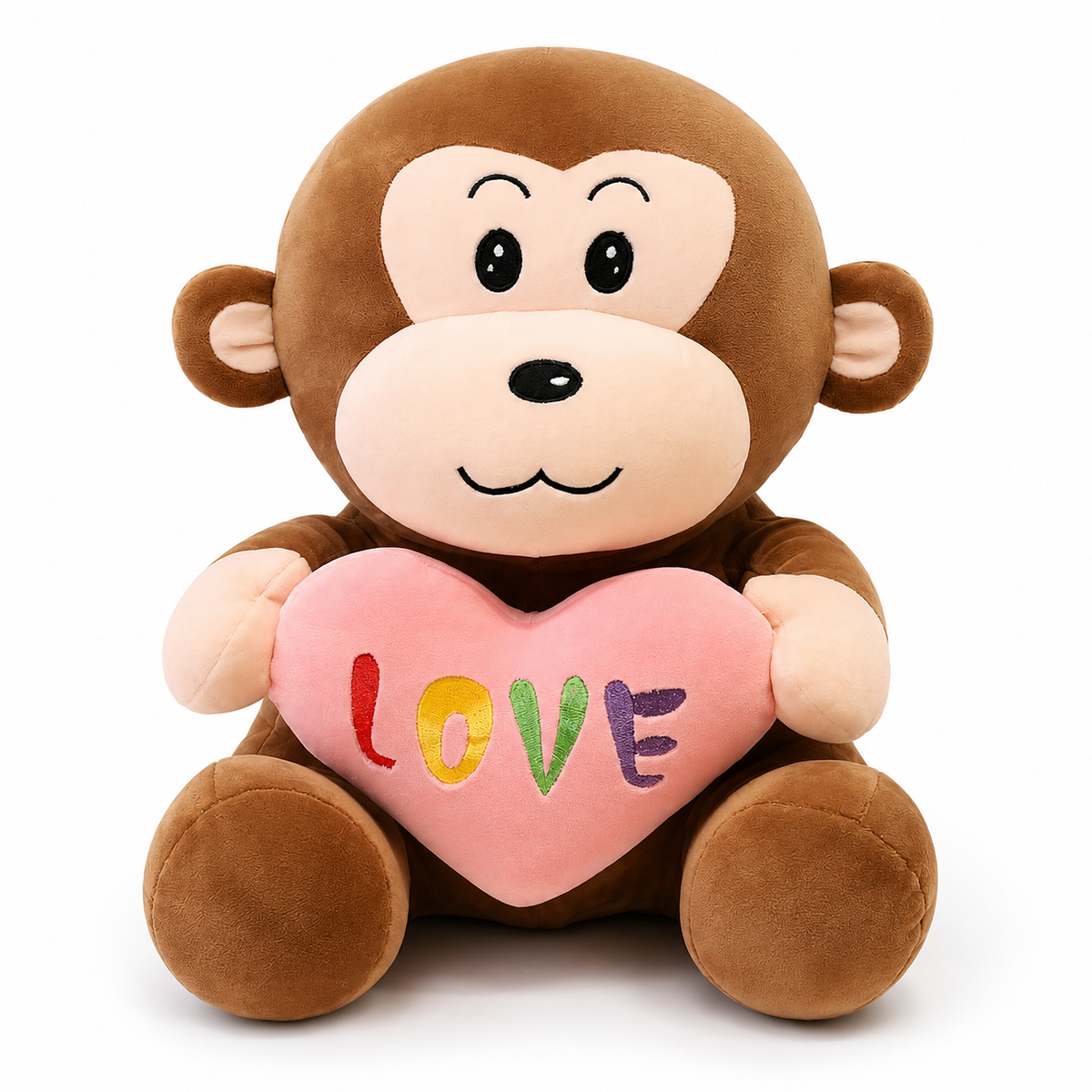 Affen Kuscheltier mit Love-Herz